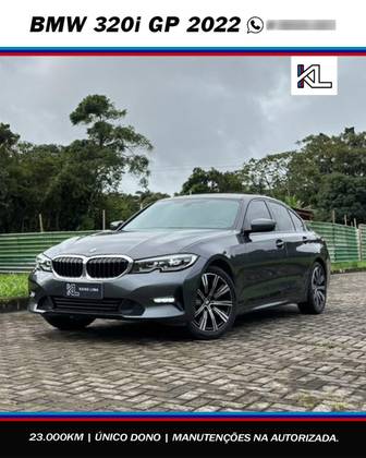 BMW 320i 2.0 16V TURBO FLEX GP AUTOMÁTICO BMW 320i 2.0 16V TURBO FLEX GP AUTOMÁTICO